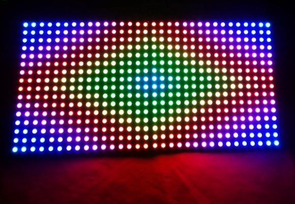 How to use digital led strip to make digital addressable led screen?